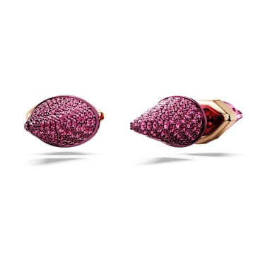 Clous d'oreilles Lucent, Pavé, Pique, Roses, Finition mix de métal - Swarovski, 5680712