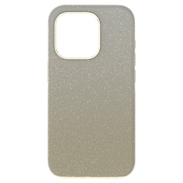 High smartphone case, Color gradient, iPhone® 15 Pro, Gold tone - Swarovski, 5680856