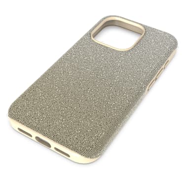 Ovitek za mobilni telefon High, Barvno prelivanje, iPhone® 15 Pro, Zlat odtenek - Swarovski, 5680856