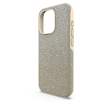 Ovitek za mobilni telefon High, Barvno prelivanje, iPhone® 15 Pro, Zlat odtenek - Swarovski, 5680856