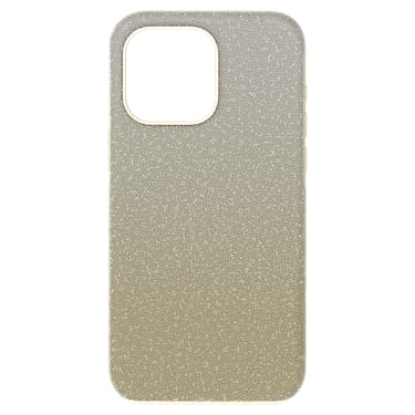 High smartphone case, Colour gradient, iPhone® 15 Pro Max, Gold tone - Swarovski, 5680857