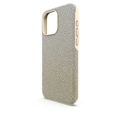 High smartphone case, Color gradient, iPhone® 15 Pro Max, Gold tone - Swarovski, 5680857