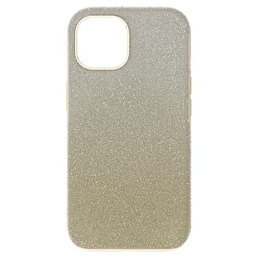High smartphone case, Color gradient, iPhone® 15, Gold tone - Swarovski, 5680858
