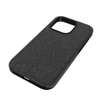 High smartphone case, iPhone® 15 Pro, Black - Swarovski, 5680860