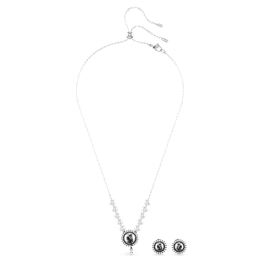 Black swan swarovski necklace store