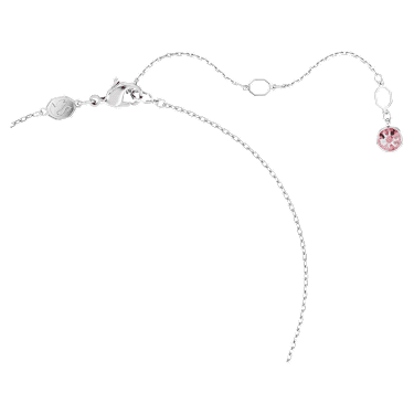 Idyllia Anhänger, Blume, Rosa, Rhodiniert - Swarovski, 5680910