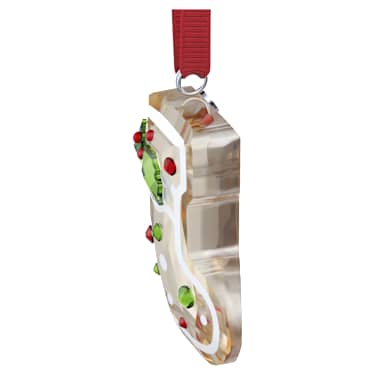 Holiday Cheers Gingerbread Stocking Ornament - Swarovski, 5681581