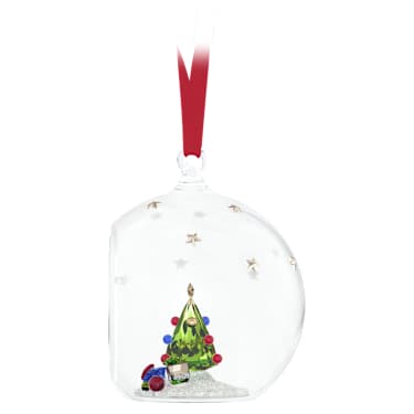 Holiday Cheers okrasek krogla z božičnim drevesom in darili - Swarovski, 5681633