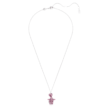 Alice in Wonderland Anhänger, Katze, Rosa, Rhodiniert - Swarovski, 5682809