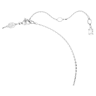 Pendentif Alice in Wonderland, Chat, Rose, Métal rhodié - Swarovski, 5682809