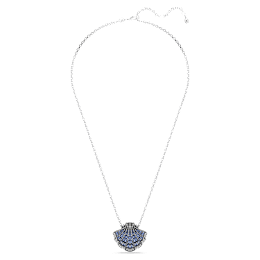 Idyllia 鏈墜和胸針, 貝殼, 長, 藍色, 多種金屬潤飾 - Swarovski, 5683032