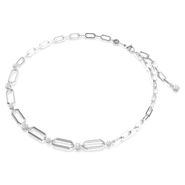 Constella 네크리스, 화이트, 로듐 플래팅 - Swarovski, 5683360