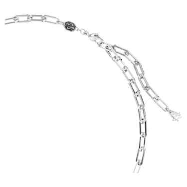 Constella 네크리스, 화이트, 로듐 플래팅 - Swarovski, 5683360