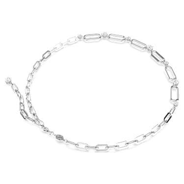 Constella 네크리스, 화이트, 로듐 플래팅 - Swarovski, 5683360