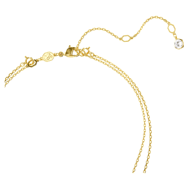 Sublima Anhänger im Lagenlook, Weiß, 18K Goldbeschichtet - Swarovski, 5683442