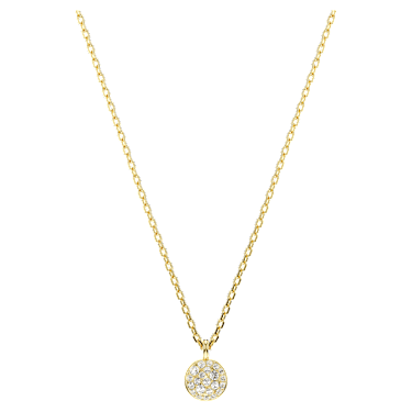 Pendente stratificato Sublima, Bianco, Finitura oro 18K - Swarovski, 5683442