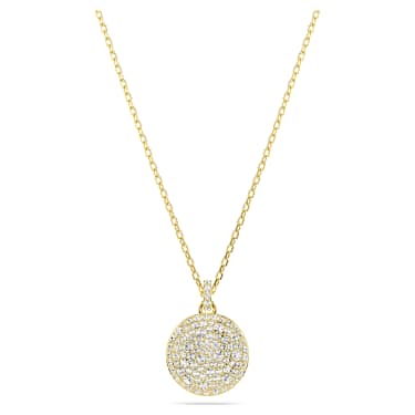 Pendentif multiple Sublima, Blanc, Placage de ton or - Swarovski, 5683442