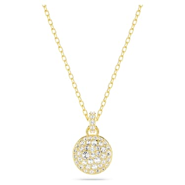Obesek Sublima, Bel, V videzu 18-karatnega zlata - Swarovski, 5683443