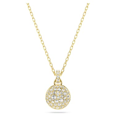 Sublima 链坠, 白色, 金色饰面 - Swarovski, 5683443