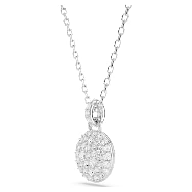 Sublima セット, ホワイト, ロジウム・プレーティング - Swarovski, 5683445