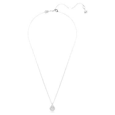 Sublima pendant, White, Rhodium plated - Swarovski, 5683446
