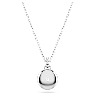 Sublima 펜던트, 화이트, 로듐 플래팅 - Swarovski, 5683446