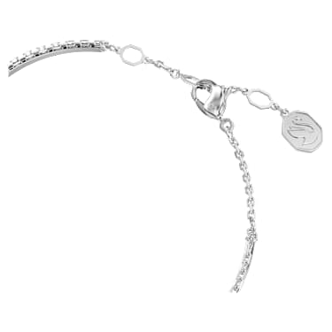 Sublima 手鐲, 白色, 鍍白金色 - Swarovski, 5683447