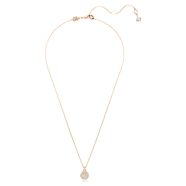 Sublima 鏈墜, 白色, 鍍金（玫瑰金色飾面） - Swarovski, 5683450