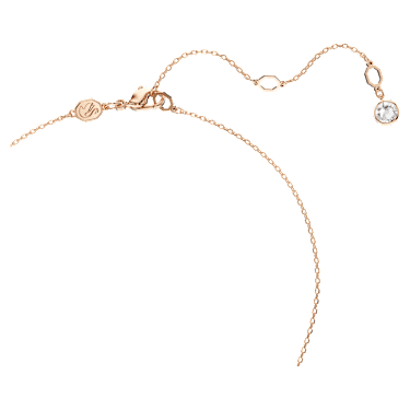 Sublima 鏈墜, 白色, 鍍金（玫瑰金色飾面） - Swarovski, 5683450