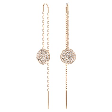 Sublima 套裝, 白色, 鍍玫瑰金色調 - Swarovski, 5683451