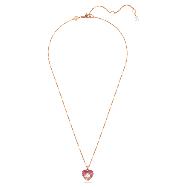 Swarovski pink heart necklace on sale