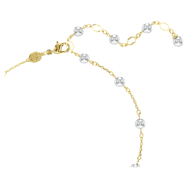 Idyllia 链坠, 仿水晶珍珠, 海星, 流光溢彩, 镀金色调 - Swarovski, 5684116