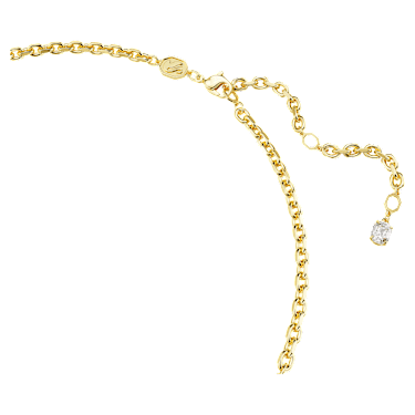 Imber Halskette, Oktagon-Schliff, Rosa, Goldlegierungsschicht - Swarovski, 5684239