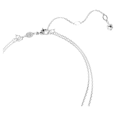 Pendente stratificato Sublima, Bianco, Placcato rodio - Swarovski, 5684244