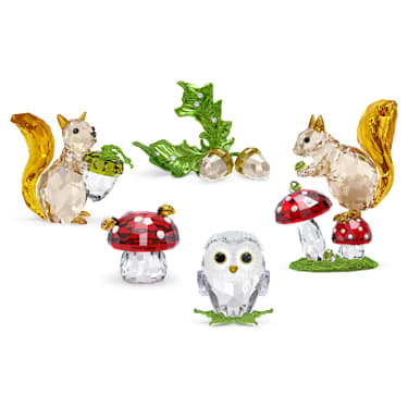 Idyllia Squirrel and Mushrooms - Swarovski, 5684343