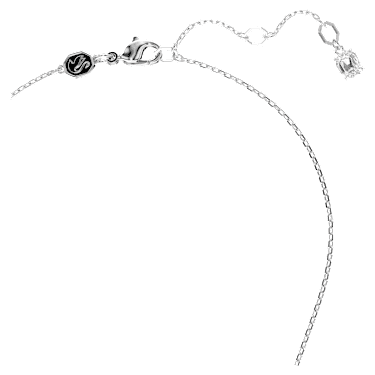 Σετ Idyllia, Crystal pearl, Καρδιά, Λευκό, Επιμετάλλωση ροδίου - Swarovski, 5684383