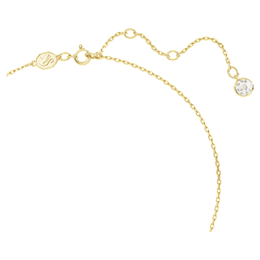 Chroma set, Heart, Red, Gold-tone plated - Swarovski, 5684506