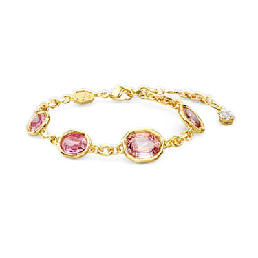 80072 STERLING SILVER PINK SWAROVSKI ADJUSTABLE BRACELET - Gemelli  Jewelers, LLC