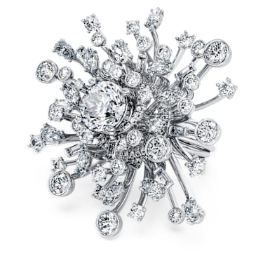 Galaxy ring, Laboratorium-diamanten 9,5 ct tw, Verschillende vormen, 18K witgoud - Swarovski, 5684705