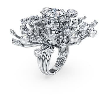 Galaxy ring, Laboratorium-diamanten 9,5 ct tw, Verschillende vormen, 18K witgoud - Swarovski, 5684705