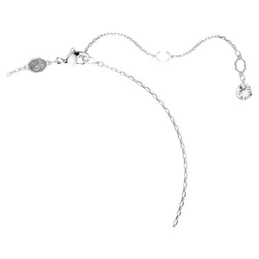 Idyllia set, Mixed cuts, Flower, Blue, Rhodium plated - Swarovski, 5685437