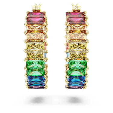 Swarovski Capsule Pride Goudkleurige Oorbellen 5685698