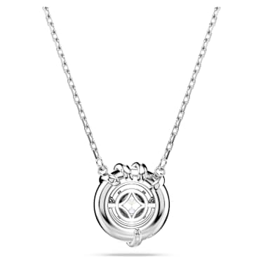 Pendente Dragon & Phoenix, Artiglio di drago, Bianco, Placcato rodio - Swarovski, 5686320