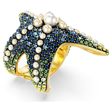 Gold starfish ring discount