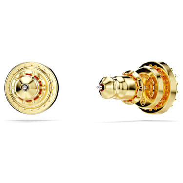 Clous d'oreilles Una Angelic, Taille ronde, Ton doré, Placage de ton or - Swarovski, 5686637