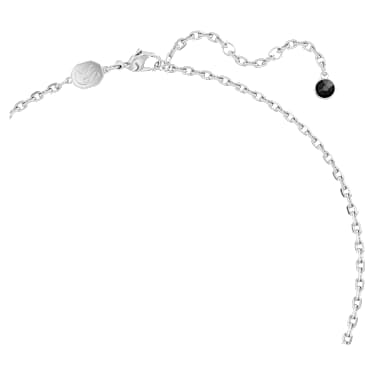Letra 項鏈, 銘刻雋永情書, 白色, 鍍白金色 - Swarovski, 5687020