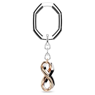 Chaveiro, Infinity, Branco, Acabamento de combinação de metais - Swarovski, 5687996