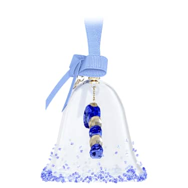 Holiday Cheers Dulcis Bell Ornament, Blue - Swarovski, 5688314