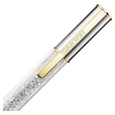 Crystalline Lustre 볼포인트 펜, 실버 톤, 믹스 메탈 피니시 - Swarovski, 5688637
