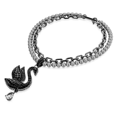 Anello swarovski cigno nero top